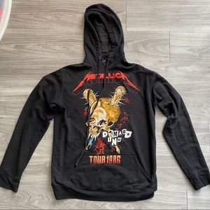 Vintg Metallica Master of Puppets Tour Hoodie 1986